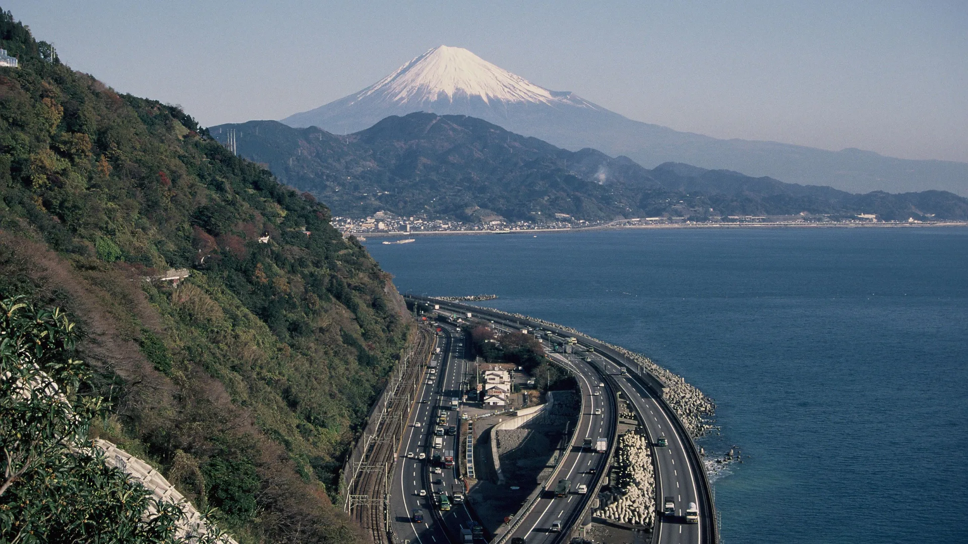 茶畑と富士山・清水の絶景
