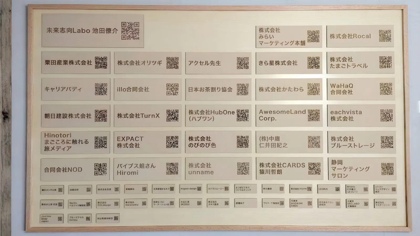 ふじやスポンサーボード実例